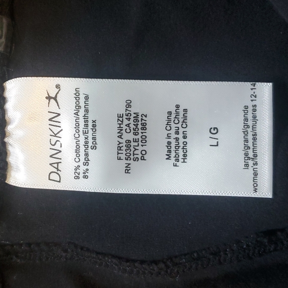 Danskin capri leggings. Size 12-14. Worn once. - Picture 4 of 5